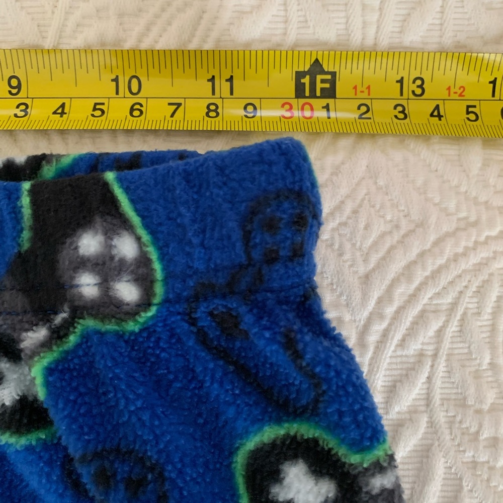 Boys Gaming Controls Fleece Pajama Pants Faded Glory Bottoms Blue Size XL 14-16 - Picture 6 of 9